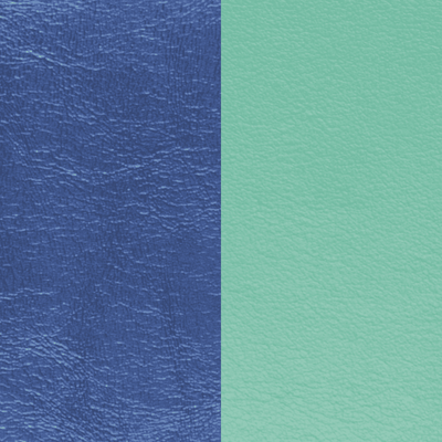 Cuir - Colliers, Bleu Sirène / Vert d'Eau cuir-colliers-bleu-sirene-vert-d-eau