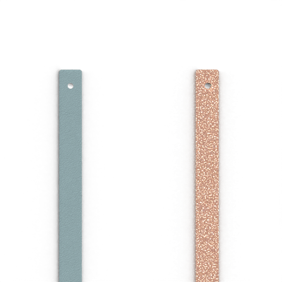 Cuir - Manchettes, Bleu pastel / Rose pailleté cuir-manchettes-bleu-pastel-rose-paillete-atelier_bracelet_femme