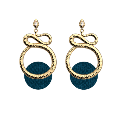 Boucles d'oreilles Serpent, cuirs réversibles Écailles Bleutées / Bleu Georgettes boucles-d-oreilles-serpent-cuirs-reversibles-ecailles-bleutees-bleu-georgettes-pack_boucles_d_oreilles_essentielles_et_precieuses