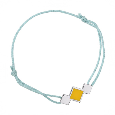 Bracelet cordon Pétale - Or rose