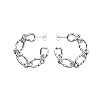 Cordage earrings cordage-earrings-creoles