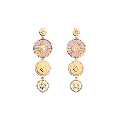Astrale earrings Pampille , Magnolia / Pearl White reversible inserts astrale-earrings-pampille-magnolia-pearl-white-reversible-inserts-pack_boucles_d_oreilles_essentielles_et_precieuses