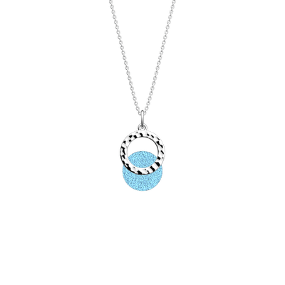 Collier Pure Martelée, cuir réversible Marine / Ciel Étoilé collier-pure-martelee-cuir-reversible-marine-ciel-etoile-pack_colliers