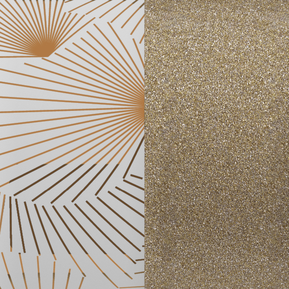 Pure Riviera Bracelet, Golden Illusions / Golden Glitter reversible insert image number 3