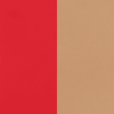 Leather insert - Necklaces & Bangles, Soft Red / Beige leather-insert-necklaces-bangles-soft-red-beige
