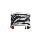 Pure Rayonnante Bracelet, silver finish, Zebra / Cognac image number 1