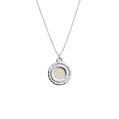 Pépite necklace, Cream / Gold Glitter reversible insert pepite-necklace-cream-gold-glitter-reversible-insert-pack_colliers