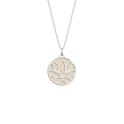 Collier Lotus, cuir réversible Crème / Paillettes Dorées collier-lotus-cuir-reversible-creme-paillettes-dorees-pack_colliers