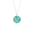Collier Arbre De Vie, Finition argentée, Nude / Aquatic image number 2