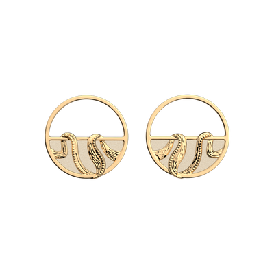 Boucles d'oreilles Drapé, cuirs réversibles Crème / Paillettes Dorées boucles-d-oreilles-drape-cuirs-reversibles-creme-paillettes-dorees-pack_bo_pendantes