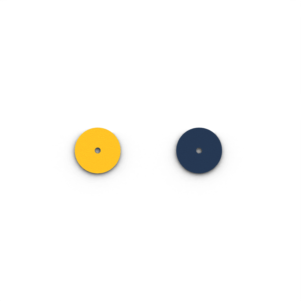 Jonc Perroquet, cuir réversible Sun / Marine image number 4