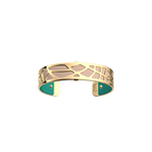 Fougères Bracelet, Gold finish, Nude / Aquatic image number 1
