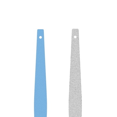 Cuir - Manchettes évasées, Baby Blue / Disco cuir-manchettes-evasees-baby-blue-disco-manchette