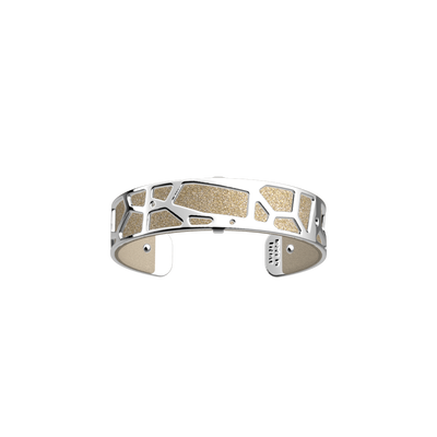 Girafe bracelet, Cream / Gold Glitter reversible insert girafe-bracelet-cream-gold-glitter-reversible-insert-pack_manchettes_essentielles
