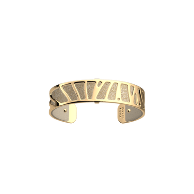 Perroquet bracelet, Cream / Gold Glitter reversible insert perroquet-bracelet-cream-gold-glitter-reversible-insert-pack_manchettes_essentielles