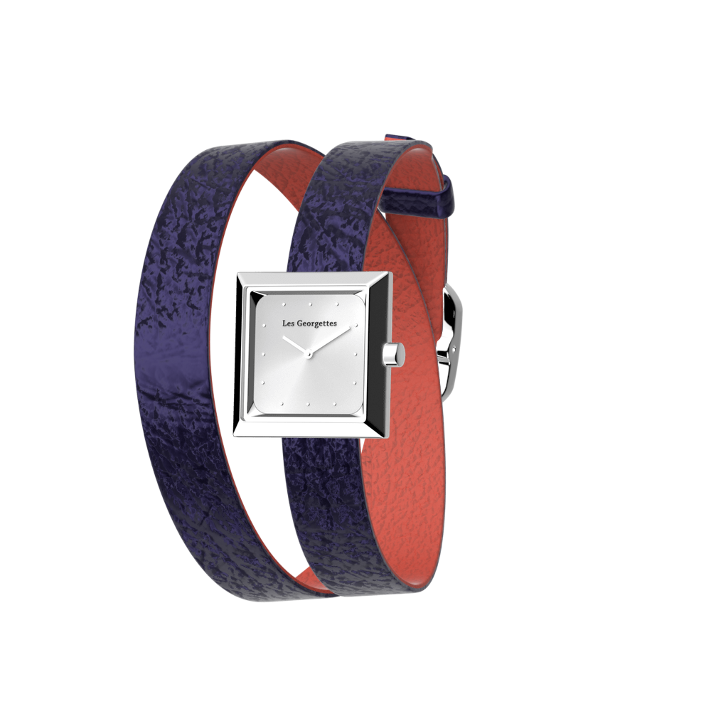 absolue-square-watch-case-double-wrap-coral-navy-blue-leather-strap-silver-finish-buckle-pack_bracelet_cuir_montre-1
