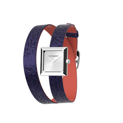 absolue-square-watch-case-double-wrap-coral-navy-blue-leather-strap-silver-finish-buckle-pack_bracelet_cuir_montre