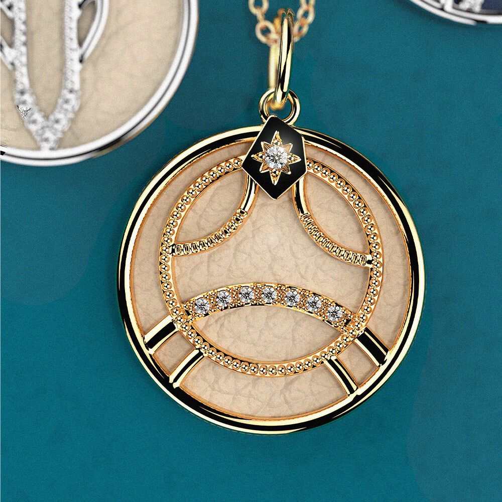 cancer-necklace-cream-gold-glitter-reversible-insert-pack_collier_zodiaque-5
