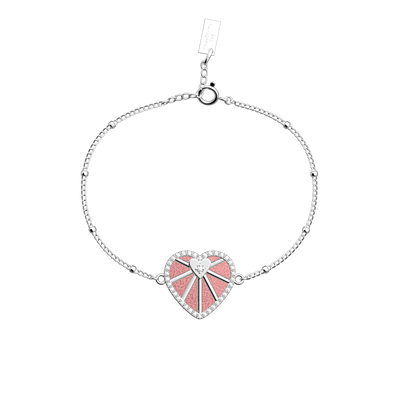 Cœur Céleste bracelet, Metal Rose / Jasmin reversible insert c-ur-celeste-bracelet-metal-rose-jasmin-reversible-insert-pack_bracelets_chaines_joncs