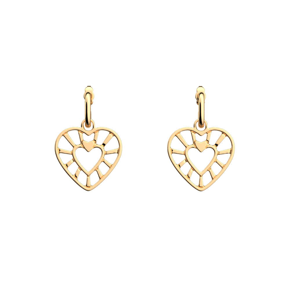 Boucles d'oreilles Caur - Les Georgettes - Modalova
