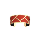 Tresse Bracelet, Gold finish, Red / Black Glitter image number 2