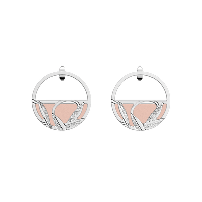 Rose des Sables earrings, Metallic Pink / Jasmine reversible inserts rose-des-sables-earrings-metallic-pink-jasmine-reversible-inserts-pack_bo_pendantes