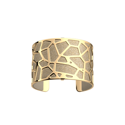 Girafe bracelet, Cream / Gold Glitter reversible insert girafe-bracelet-cream-gold-glitter-reversible-insert-pack_manchettes_essentielles