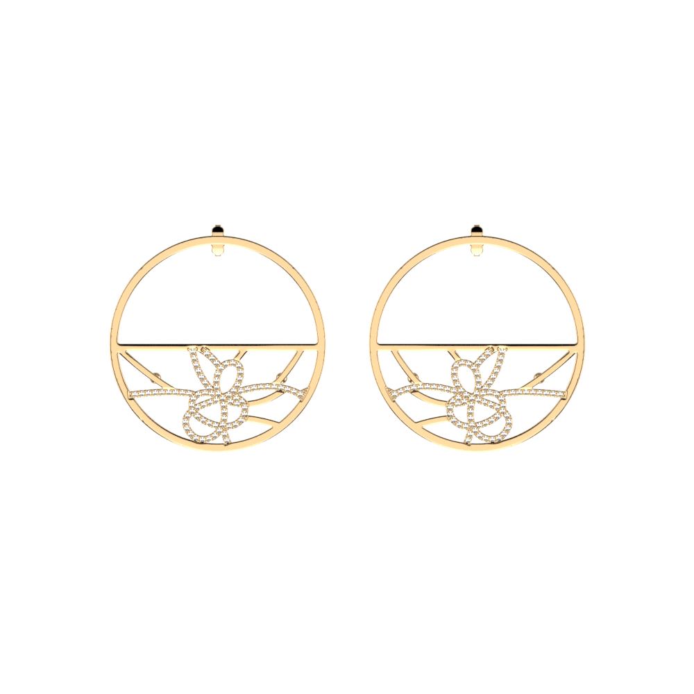 Boucles d'oreilles Pétales - Les Georgettes - Modalova