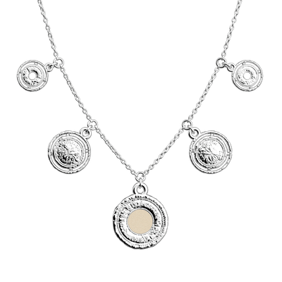Pépite Pampille necklace, Cream / Gold Glitter reversible insert pepite-pampille-necklace-cream-gold-glitter-reversible-insert-pack_colliers