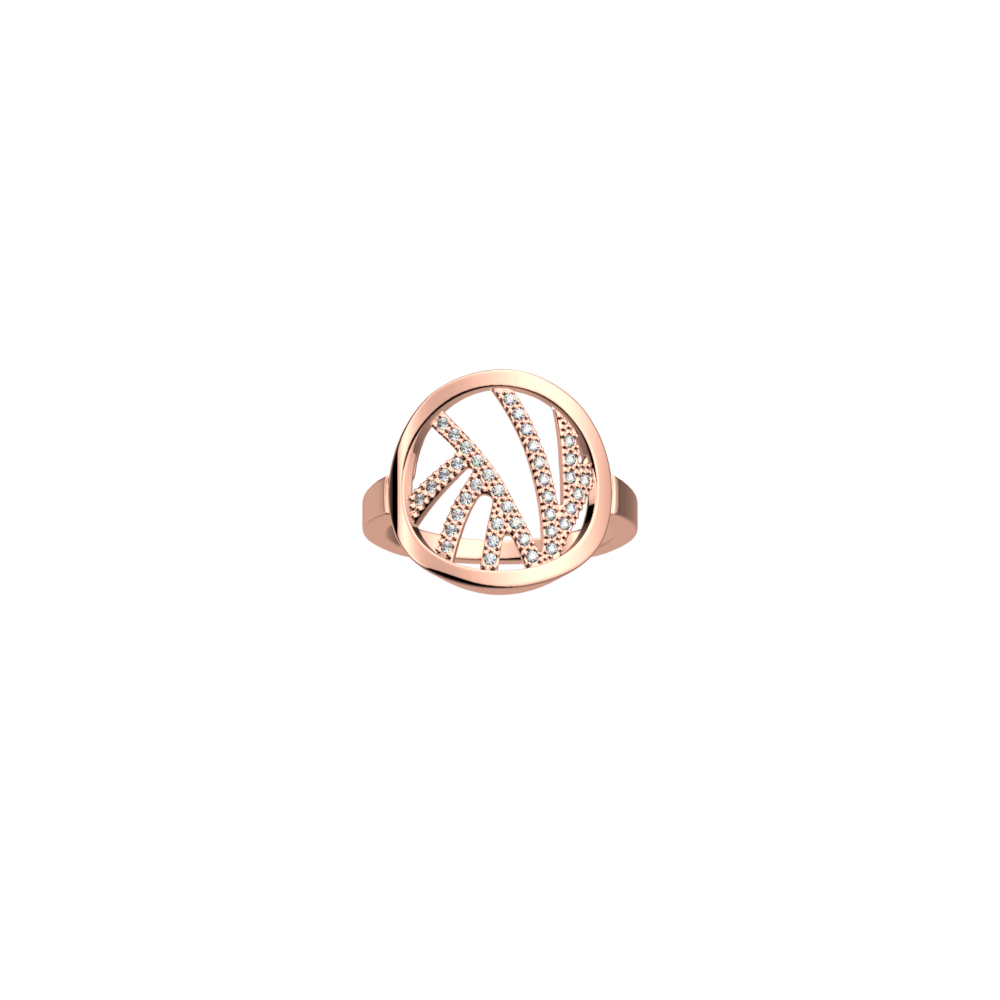 Bague georgette ronde clearance