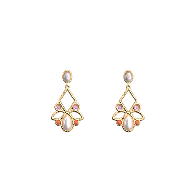 Rosace earrings rosace-earrings-pendantes