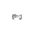 Bague Tresse, Finition argentée, Rose Clair / Gris Clair image number 2