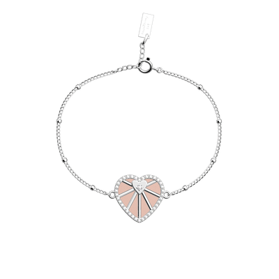 Cœur Céleste bracelet, Metal Rose / Jasmin reversible insert c-ur-celeste-bracelet-metal-rose-jasmin-reversible-insert-pack_bracelets_chaines_joncs