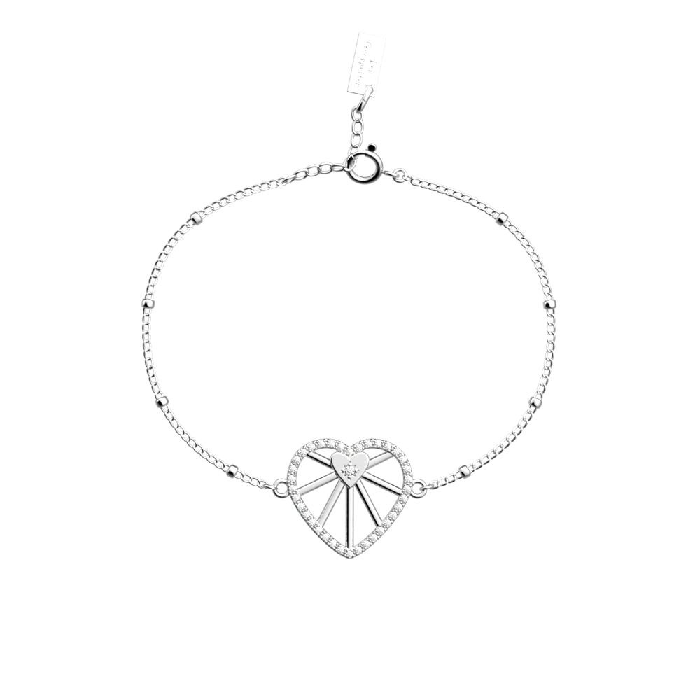 Bracelet chaîne Caur Céleste - Les Georgettes - Modalova