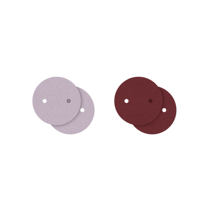 Leather insert - Earrings, Wisteria / Wild Violet leather-insert-earrings-wisteria-wild-violet-pendantes