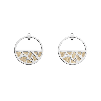 Boucles d'oreilles Girafe, cuirs réversibles Paillettes Dorées / Crème boucles-d-oreilles-girafe-cuirs-reversibles-paillettes-dorees-creme-pack_bo_pendantes