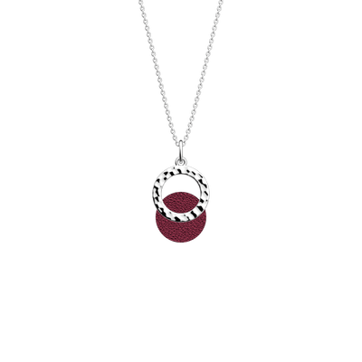 Pure Martelée necklace, Sugared Almond / Pomegranate reversible insert pure-martelee-necklace-sugared-almond-pomegranate-reversible-insert-pack_colliers