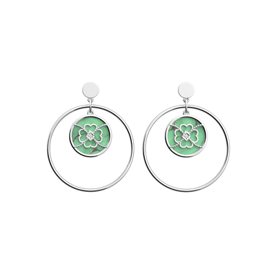 Porte-Bonheur Trèfle earrings porte-bonheur-trefle-earrings-pendantes