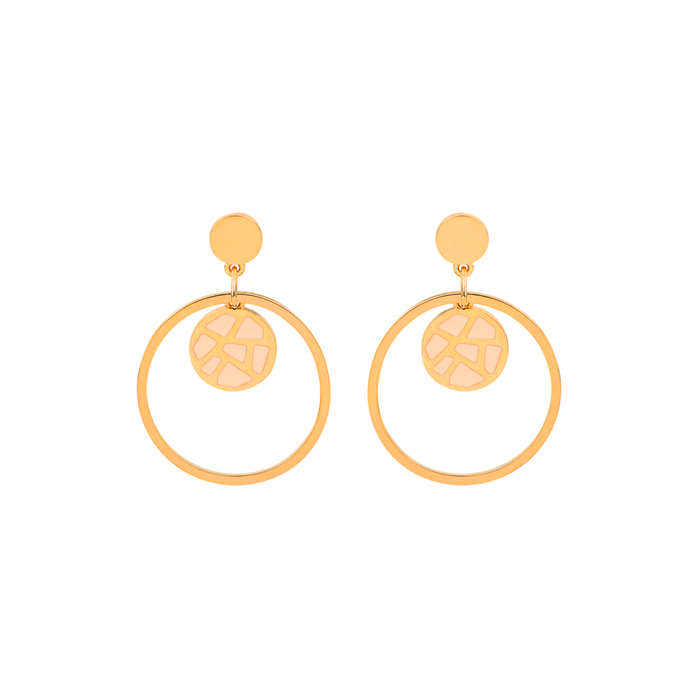 Boucles d'oreilles Girafe Laque - Les Georgettes - Modalova