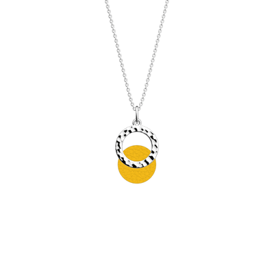 Collier Pure Martelée, cuir réversible Solaire / Doré collier-pure-martelee-cuir-reversible-solaire-dore-pack_colliers