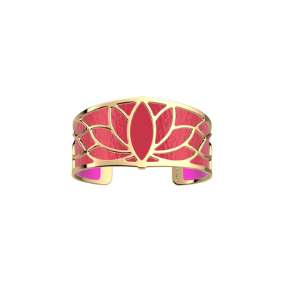 Manchette évasée Lotus, cuir réversible Rose Intense / Fuchsia Métallisé manchette-evasee-lotus-cuir-reversible-rose-intense-fuchsia-metallise-pack_manchettes_essentielles