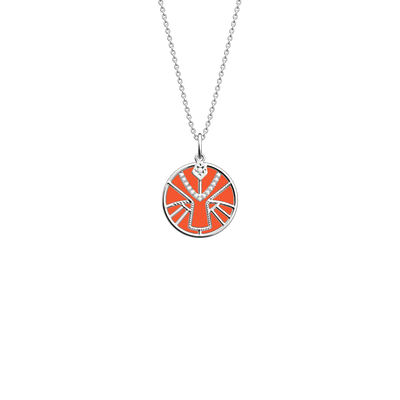 Virgo necklace, Bronze / Terracotta reversible insert  virgo-necklace-bronze-terracotta-reversible-insert-pack_collier_zodiaque