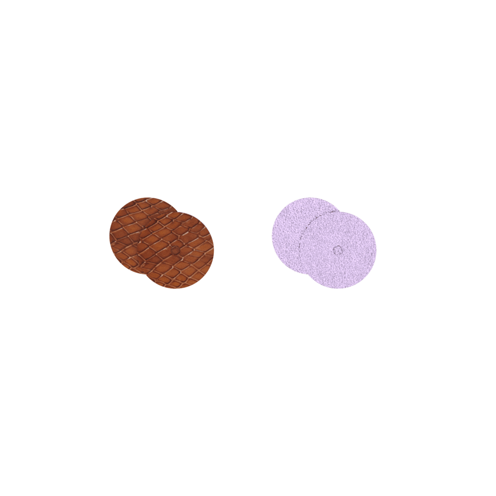 leather-insert-earrings-metallic-lavender-reptile-caramel-dormeuses-1