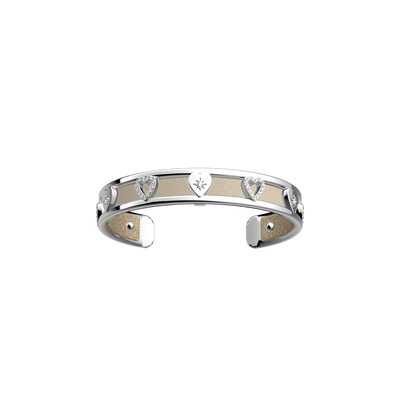 Cœur Céleste bracelet, Cream / Gold Glitter reversible insert c-ur-celeste-bracelet-cream-gold-glitter-reversible-insert-pack_manchettes_essentielles