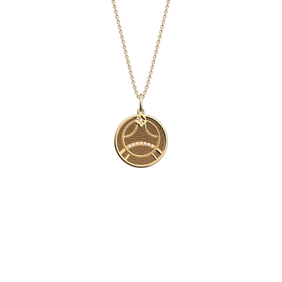 Cancer necklace, Terracotta / Bronze reversible insert cancer-necklace-terracotta-bronze-reversible-insert-pack_collier_zodiaque