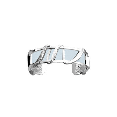 Drapé bracelet, Disco / Crystal Blue reversible insert drape-bracelet-disco-crystal-blue-reversible-insert-pack_manchettes_essentielles