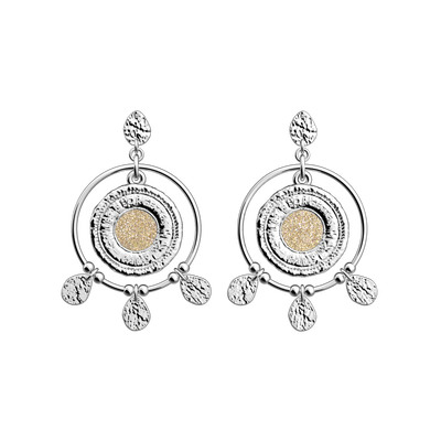 Boucles d'oreilles Pépite, cuirs réversibles Crème / Paillettes Dorées boucles-d-oreilles-pepite-cuirs-reversibles-creme-paillettes-dorees-pack_bo_pendantes