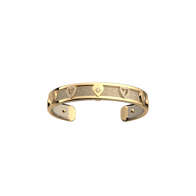 Cœur Céleste bracelet, Gold Glitter / Cream reversible insert c-ur-celeste-bracelet-gold-glitter-cream-reversible-insert-pack_manchettes_essentielles