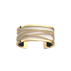 Liens Bracelet, Gold finish, Black / White image number 2