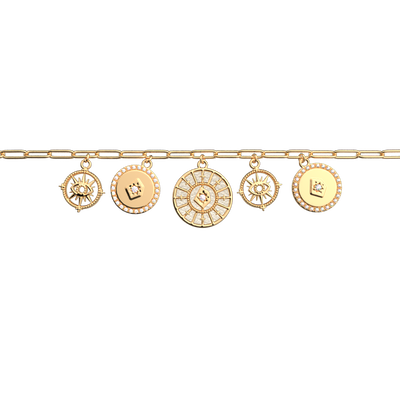 Astrale Pampille bracelet, Magnolia / Pearl White reversible insert astrale-pampille-bracelet-magnolia-pearl-white-reversible-insert-pack_bracelets_chaines_joncs